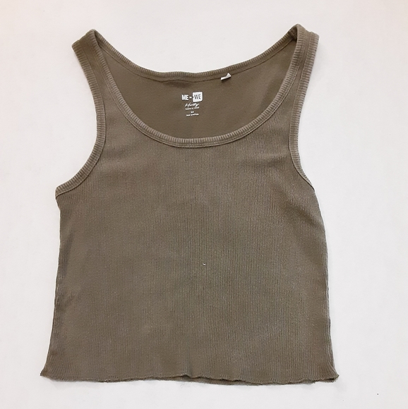 Ribbed Crop Tank Top - PacSun - Picture 1 of 3